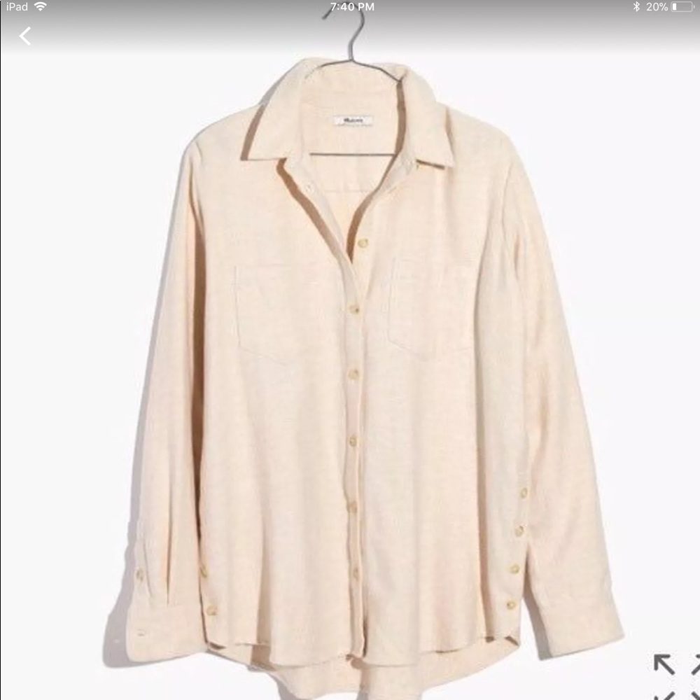 Madewell oversized flannel